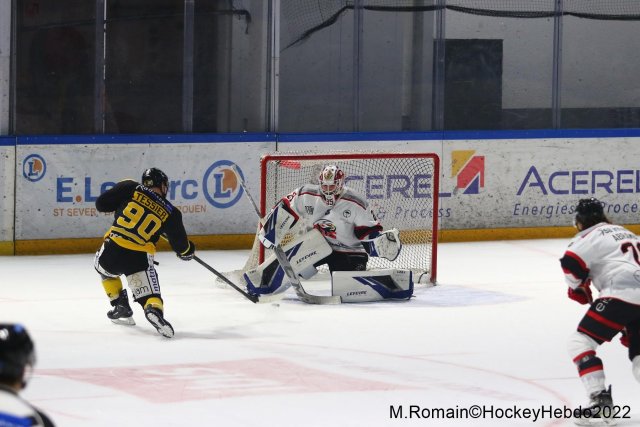 Photo hockey match Rouen - Nice le 06/12/2022