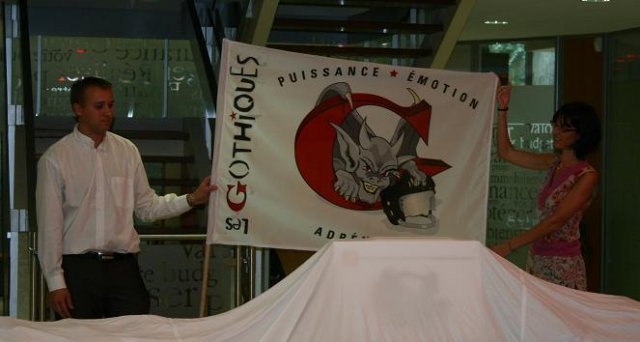 Photo hockey reportage Présentation des Gothiques d'Amiens