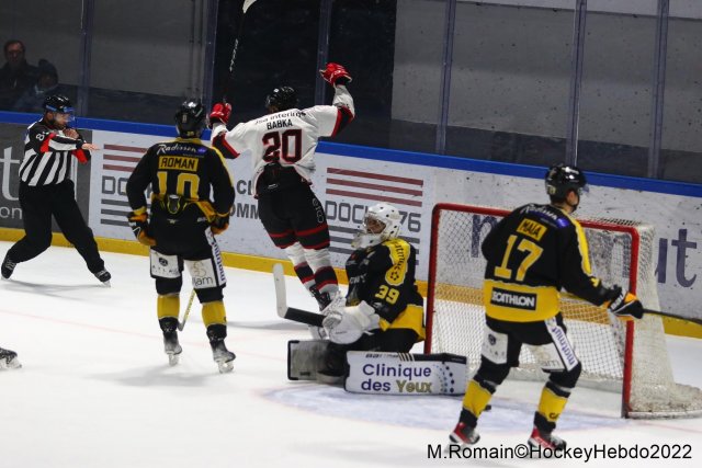 Photo hockey match Rouen - Nice le 06/12/2022