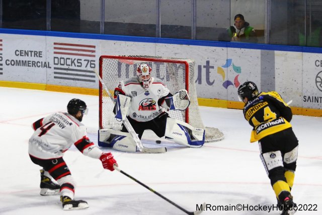 Photo hockey match Rouen - Nice le 06/12/2022