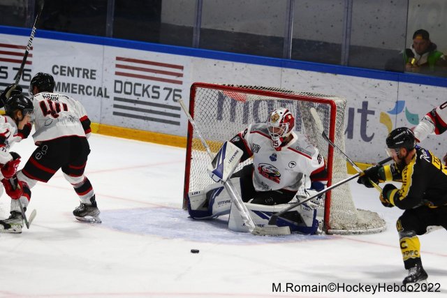 Photo hockey match Rouen - Nice le 06/12/2022