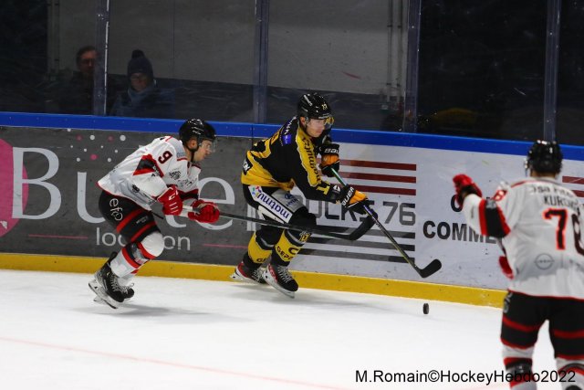 Photo hockey match Rouen - Nice le 06/12/2022