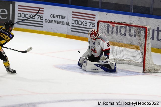 Photo hockey match Rouen - Nice le 06/12/2022
