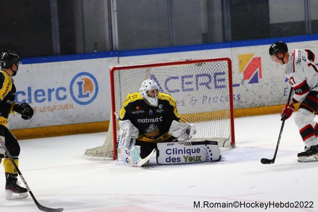 Photo hockey match Rouen - Nice le 06/12/2022