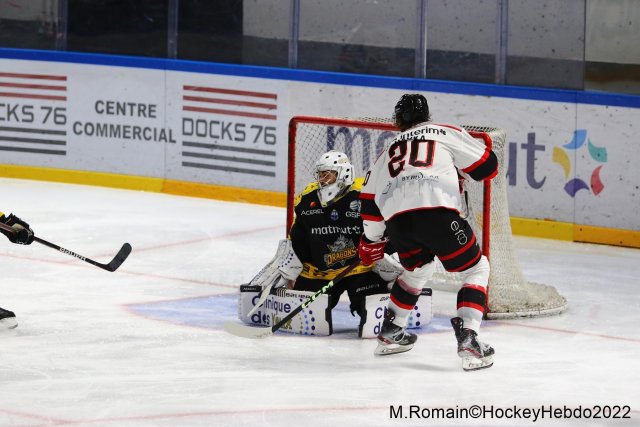 Photo hockey match Rouen - Nice le 06/12/2022