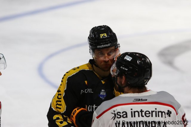 Photo hockey match Rouen - Nice le 06/12/2022