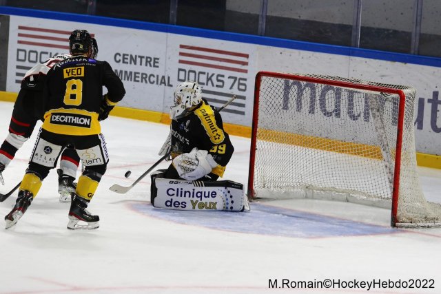 Photo hockey match Rouen - Nice le 06/12/2022