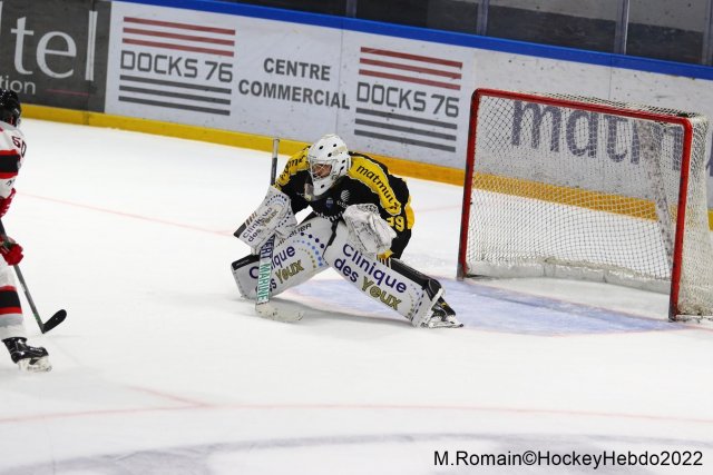 Photo hockey match Rouen - Nice le 06/12/2022