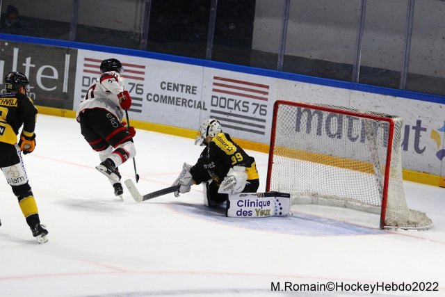 Photo hockey match Rouen - Nice le 06/12/2022