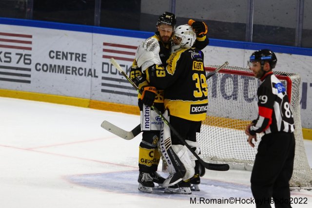 Photo hockey match Rouen - Nice le 06/12/2022