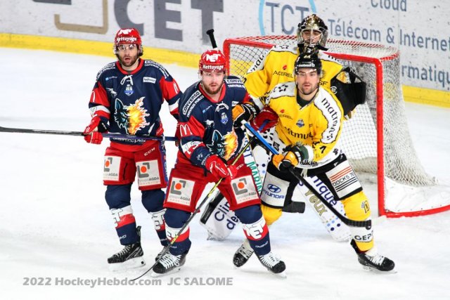 Photo hockey match Grenoble  - Rouen le 08/12/2022
