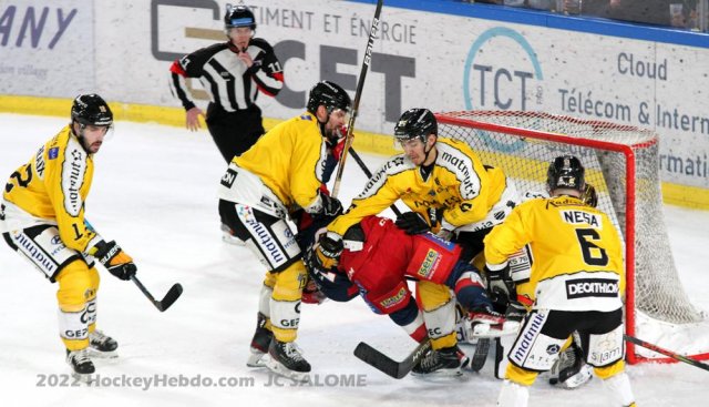 Photo hockey match Grenoble  - Rouen le 08/12/2022
