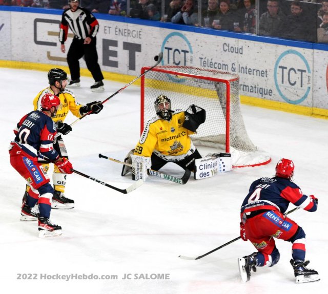 Photo hockey match Grenoble  - Rouen le 08/12/2022