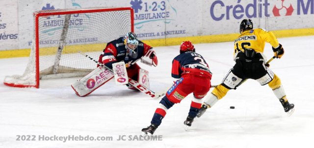 Photo hockey match Grenoble  - Rouen le 08/12/2022