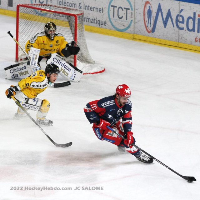 Photo hockey match Grenoble  - Rouen le 08/12/2022