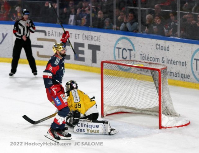 Photo hockey match Grenoble  - Rouen le 08/12/2022