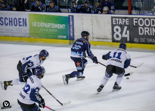 Photo hockey match Tours  - Nantes le 07/12/2022