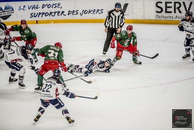 Photo hockey match Cergy-Pontoise - Angers  le 09/12/2022