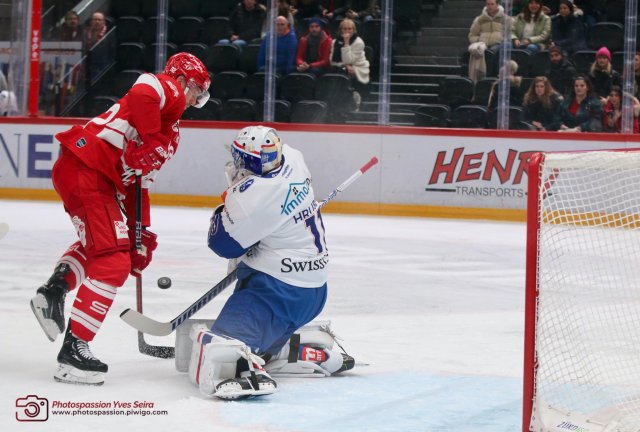 Photo hockey match Lausanne - Zürich le 10/12/2022