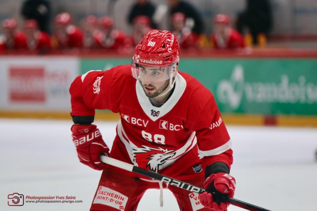 Photo hockey match Lausanne - Zürich le 10/12/2022