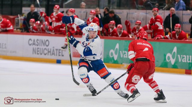 Photo hockey match Lausanne - Zürich le 10/12/2022