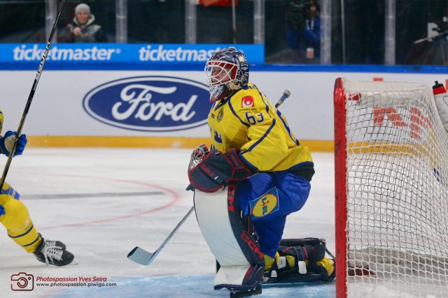 Photo hockey match Sweden - Switzerland le 15/12/2022