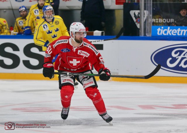 Photo hockey match Sweden - Switzerland le 15/12/2022