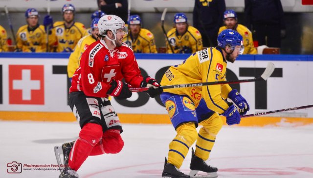 Photo hockey match Sweden - Switzerland le 15/12/2022
