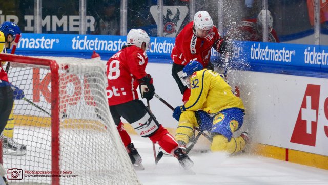 Photo hockey match Sweden - Switzerland le 15/12/2022