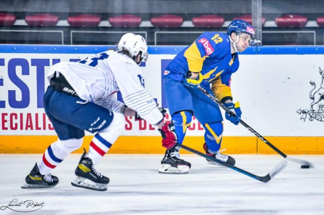 Photo hockey match France - Ukraine le 15/12/2022