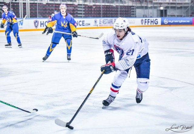 Photo hockey match France - Ukraine le 15/12/2022