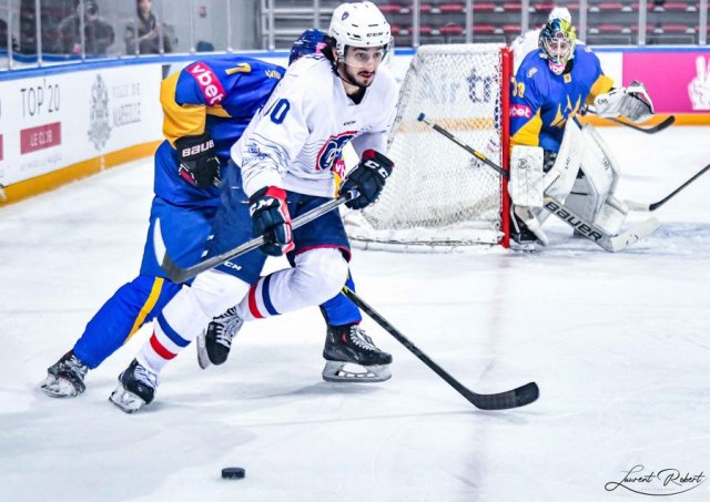 Photo hockey match France - Ukraine le 15/12/2022