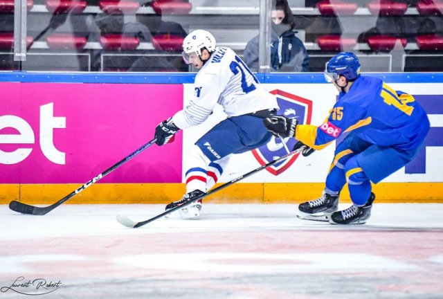 Photo hockey match France - Ukraine le 15/12/2022