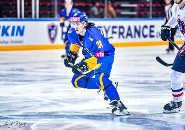 Photo hockey match France - Ukraine le 15/12/2022