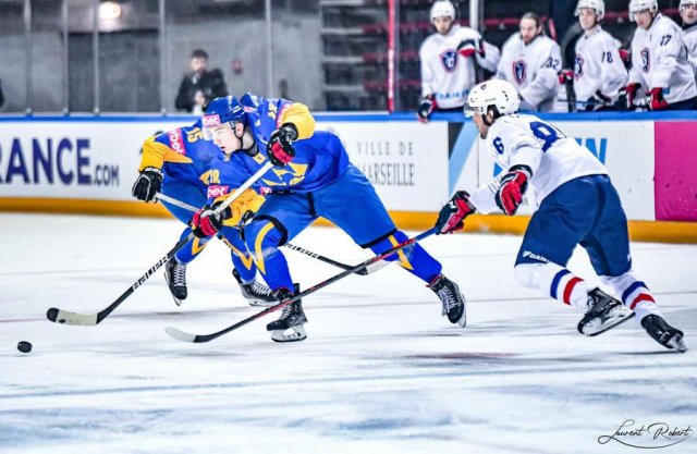Photo hockey match France - Ukraine le 15/12/2022
