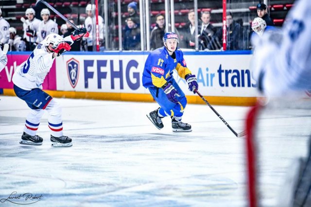 Photo hockey match France - Ukraine le 15/12/2022