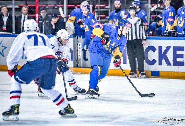 Photo hockey match France - Ukraine le 15/12/2022