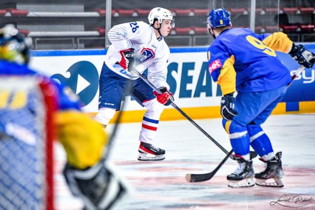 Photo hockey match France - Ukraine le 15/12/2022