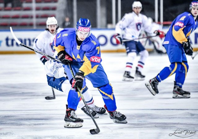 Photo hockey match France - Ukraine le 15/12/2022