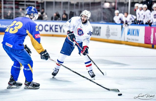 Photo hockey match France - Ukraine le 15/12/2022
