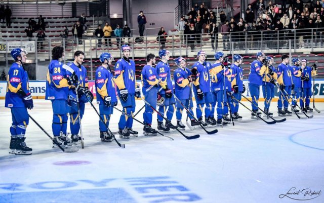 Photo hockey match France - Ukraine le 15/12/2022
