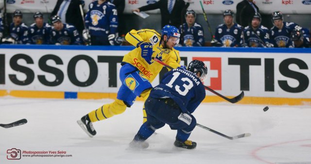 Photo hockey match Finland - Sweden le 17/12/2022