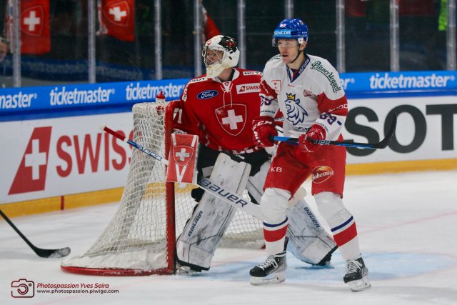 Photo hockey match Switzerland - Czech Republic le 17/12/2022