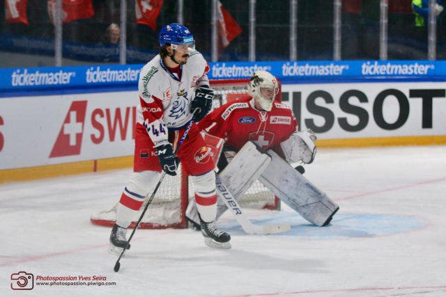 Photo hockey match Switzerland - Czech Republic le 17/12/2022