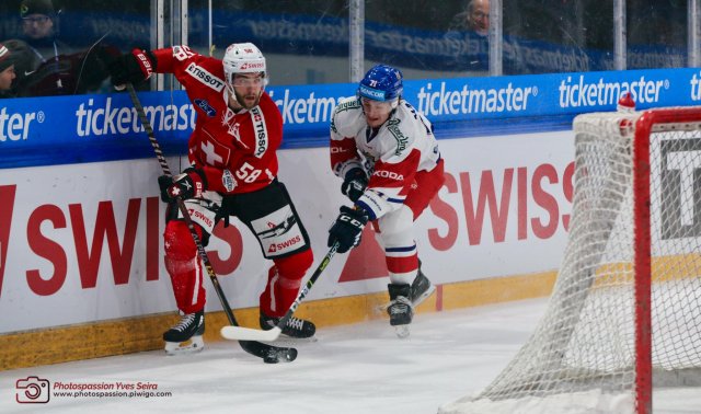 Photo hockey match Switzerland - Czech Republic le 17/12/2022