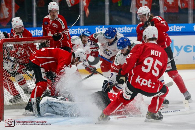Photo hockey match Switzerland - Czech Republic le 17/12/2022