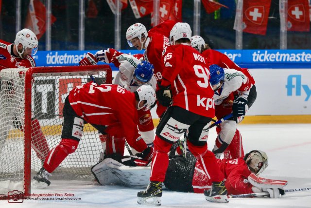 Photo hockey match Switzerland - Czech Republic le 17/12/2022