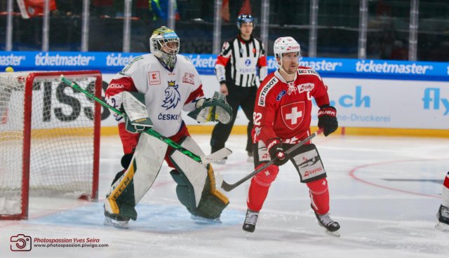 Photo hockey match Switzerland - Czech Republic le 17/12/2022
