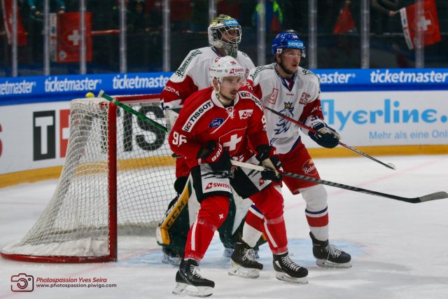 Photo hockey match Switzerland - Czech Republic le 17/12/2022