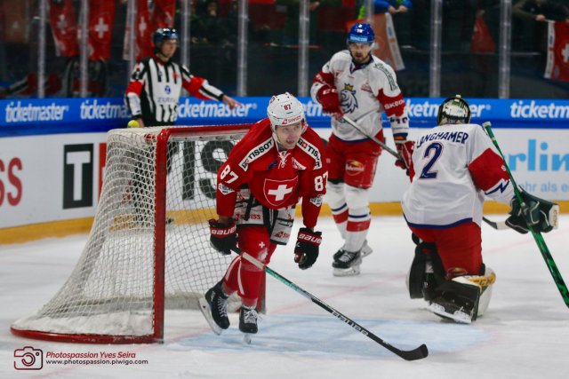 Photo hockey match Switzerland - Czech Republic le 17/12/2022